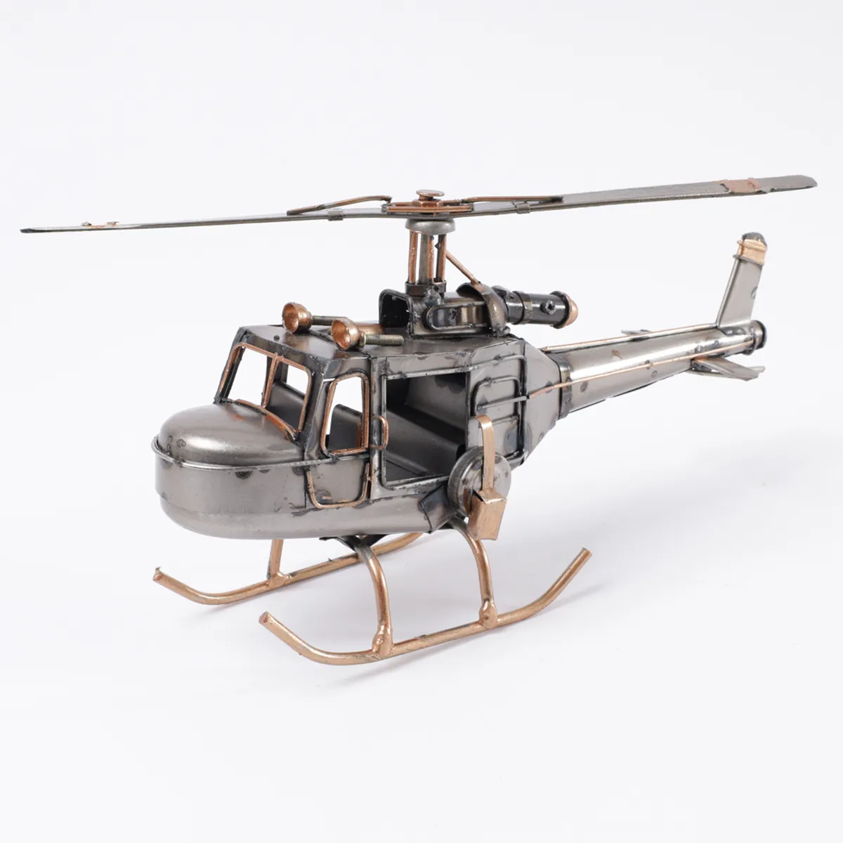 FIGURA DECORATIVA RIPLEY HOME HELICÓPTERO COBRE - 2