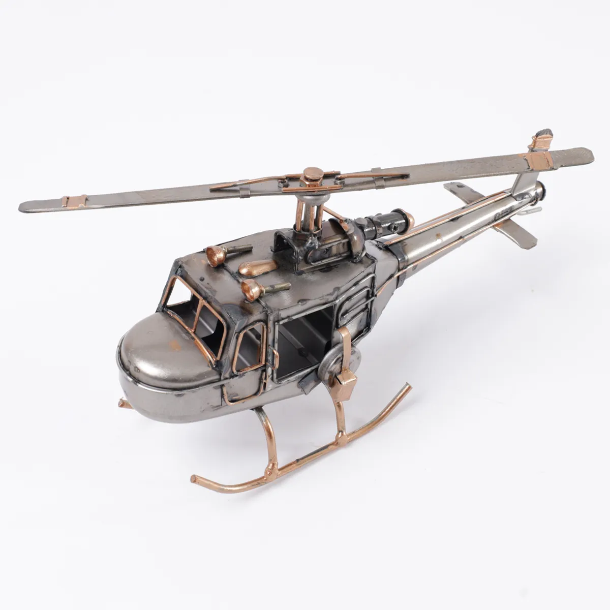 FIGURA DECORATIVA RIPLEY HOME HELICÓPTERO COBRE - 3