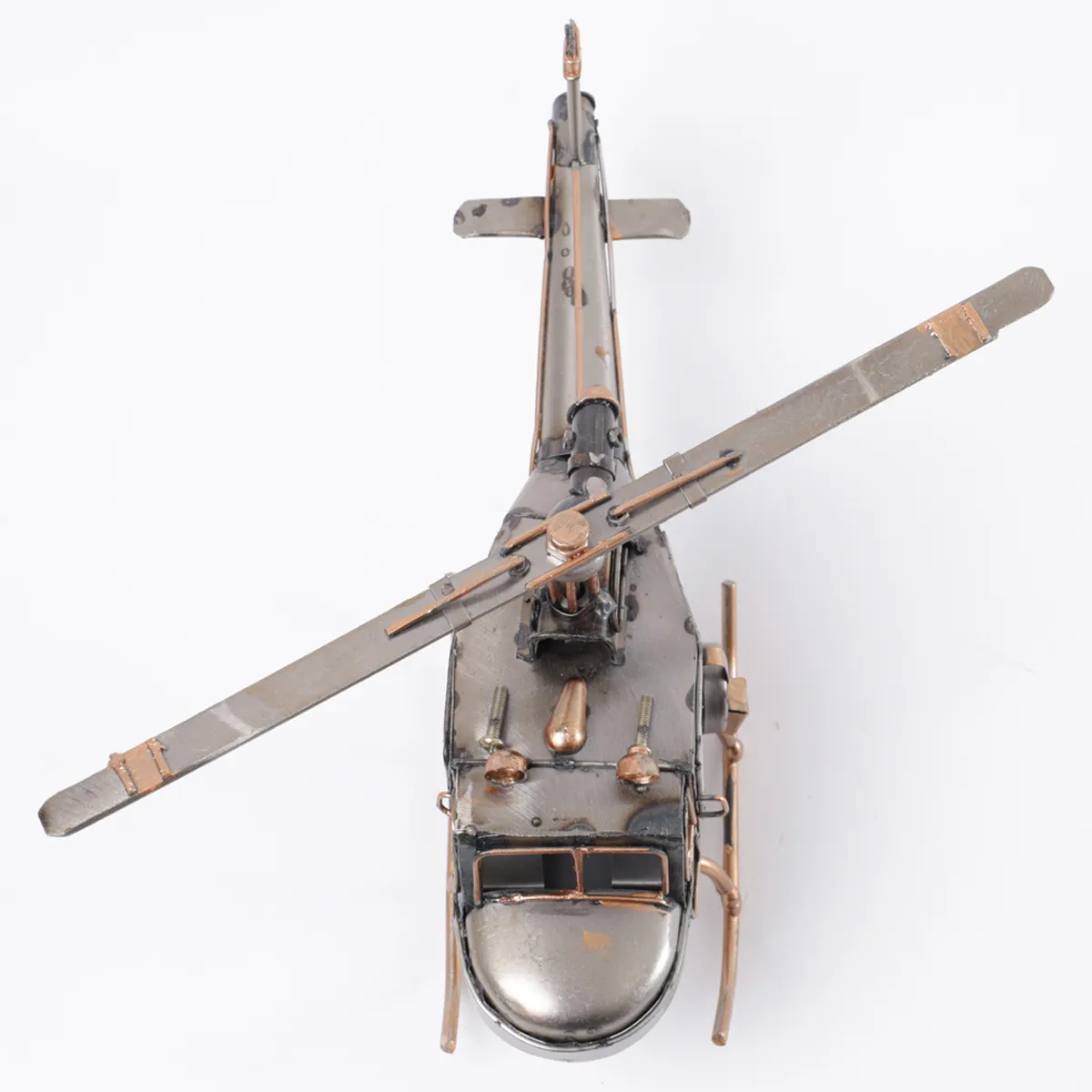 FIGURA DECORATIVA RIPLEY HOME HELICÓPTERO COBRE - 4