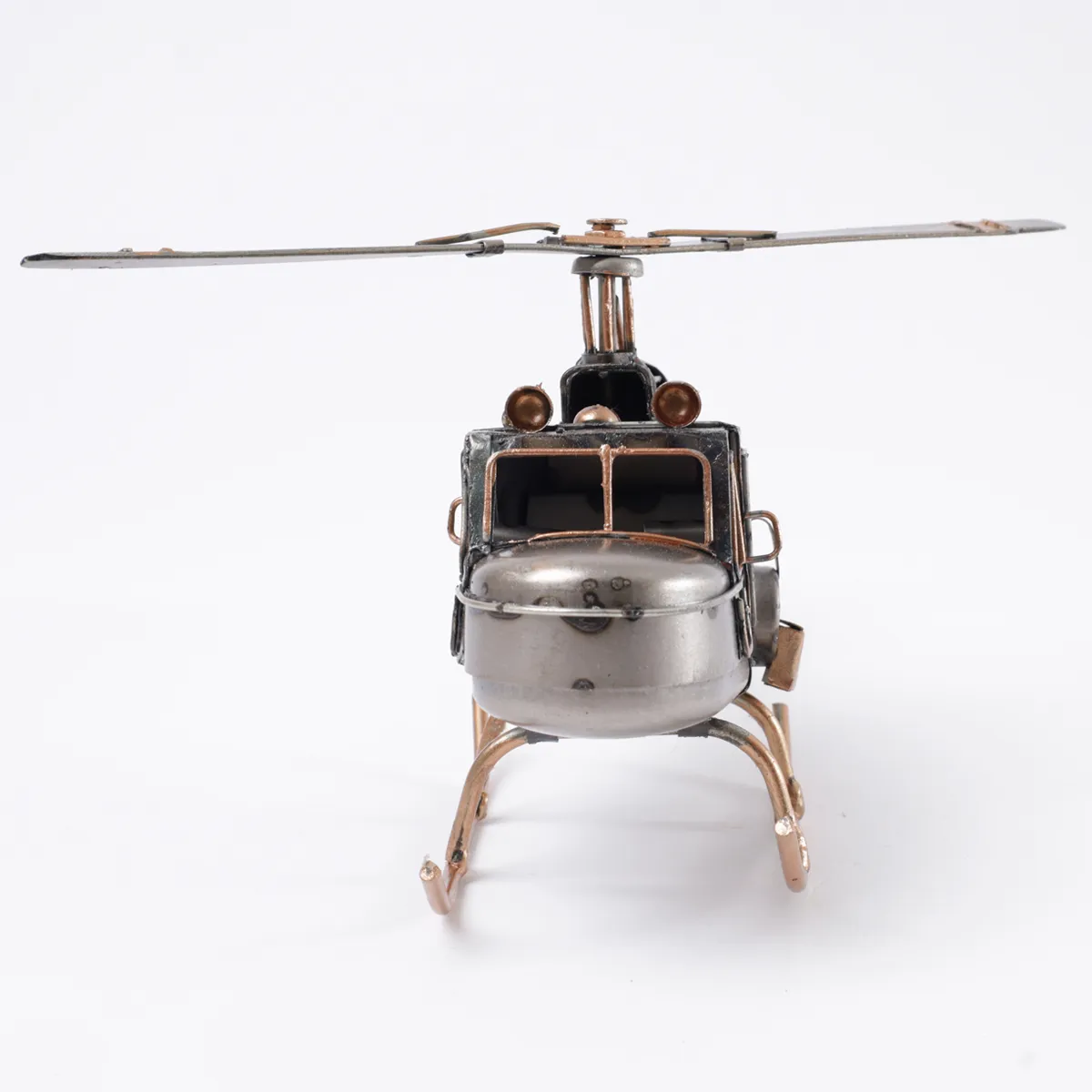 FIGURA DECORATIVA RIPLEY HOME HELICÓPTERO COBRE - 5