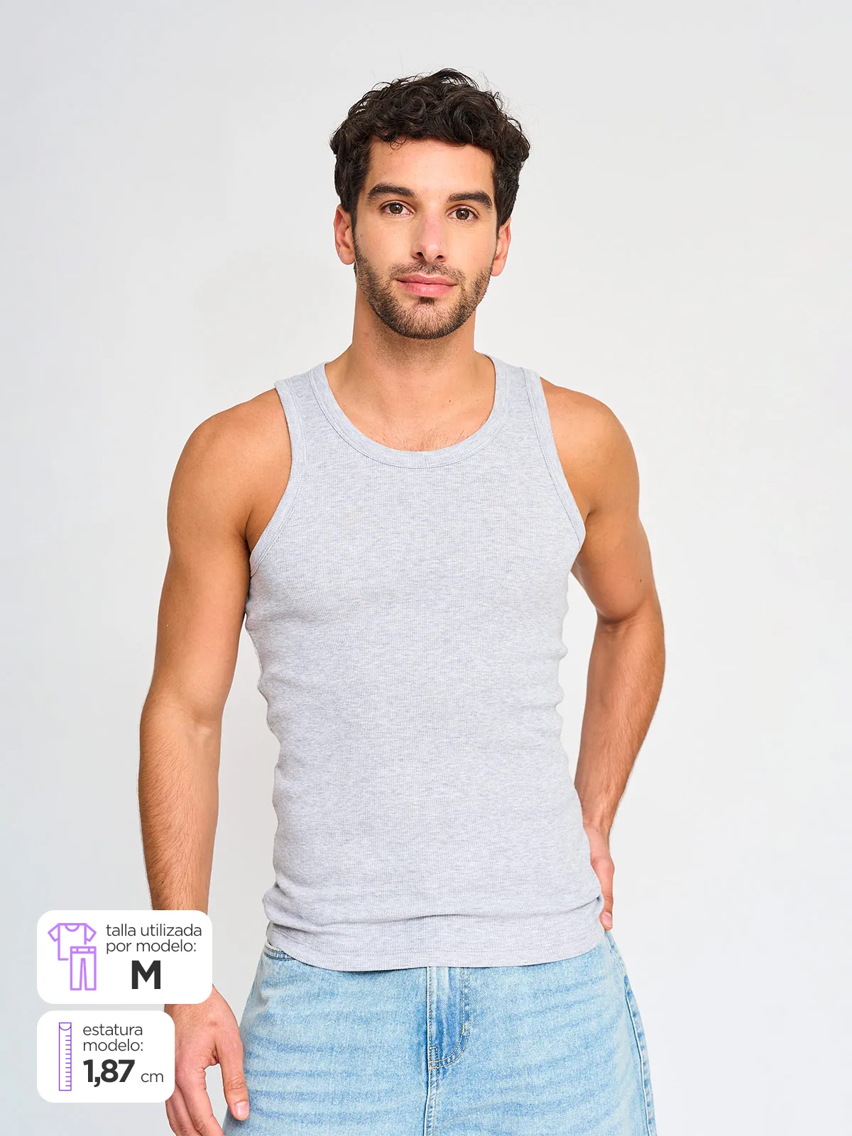 POLERA HOMBRE INDEX ALGODÓN MANGA CORTA - 1