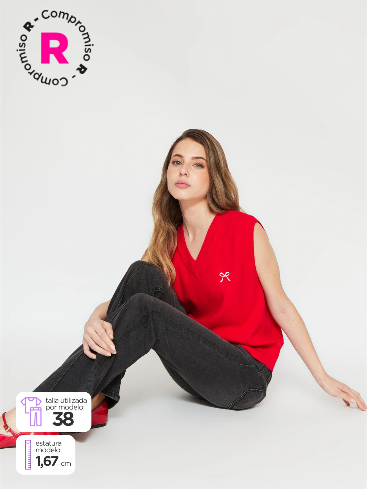 JEANS MUJER INDEX REGULAR ALGODÓN BOOTCUT VINTAGE - 1