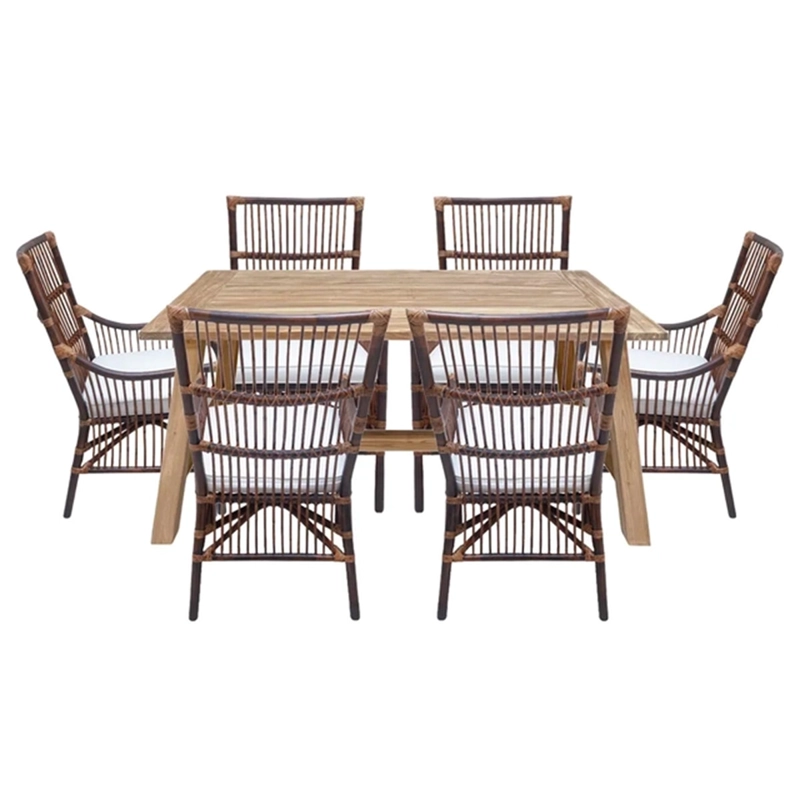 JUEGO DE COMEDOR MAISON LINETT LULU 6 SILLAS - 2