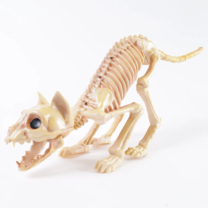 ADORNO HALLOWEEN ESQUELETO GATO DARK 30CM - 4