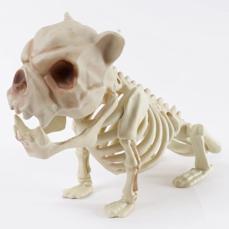 ADORNO HALLOWEEN ESQUELETO PERRO DARK 30CM - 3