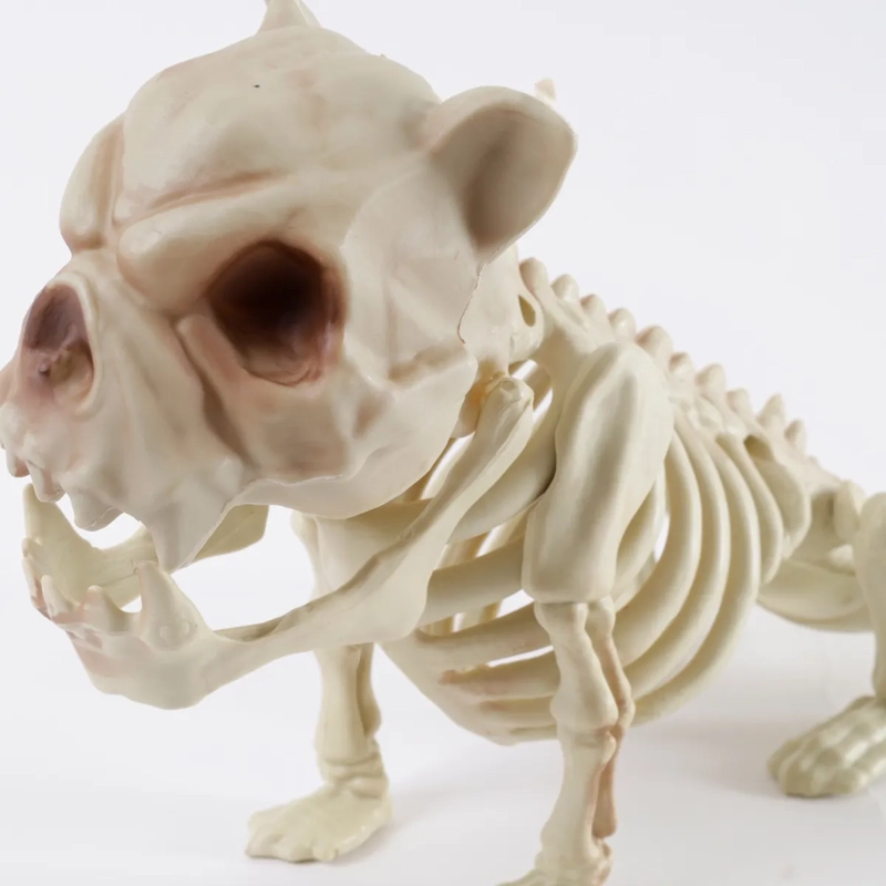 ADORNO HALLOWEEN ESQUELETO PERRO DARK 30CM - 6