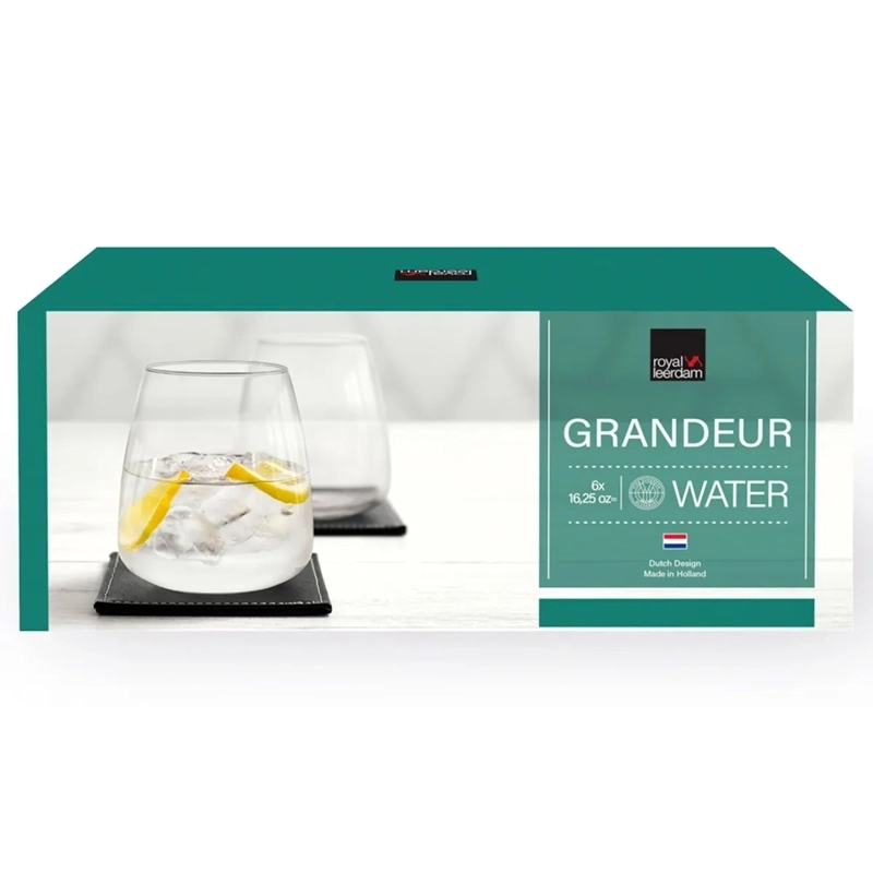 VASO ROYAL LEERDAM SET 6 GRANDEUR 475ML VIDRIO - 4