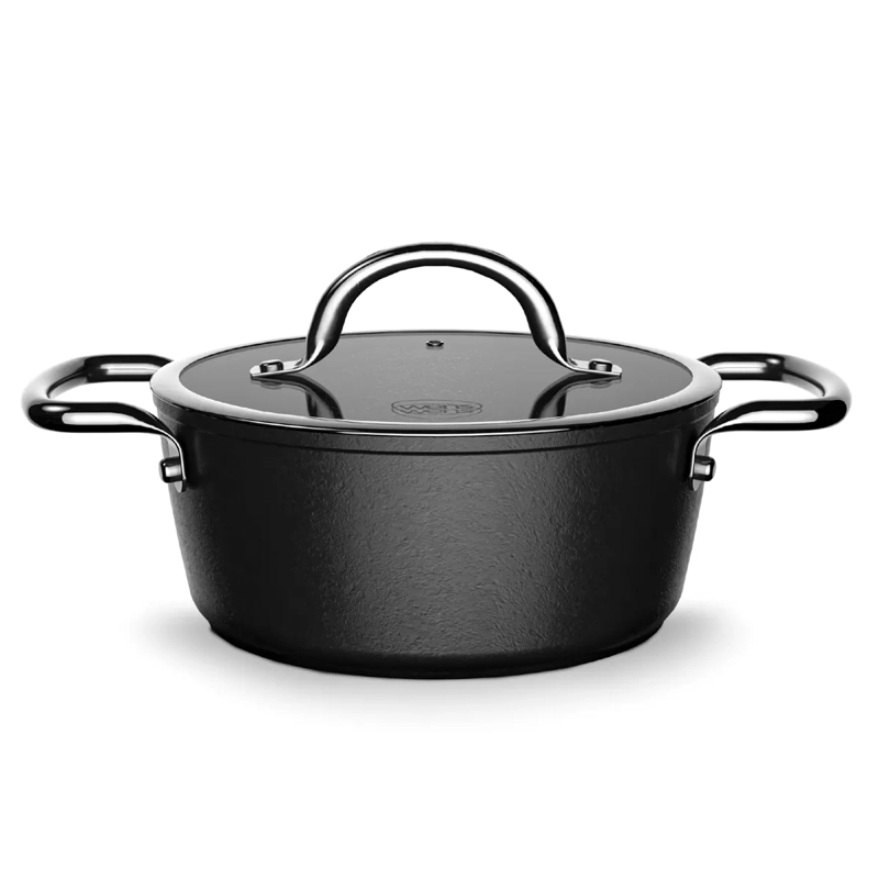 BATERÍA COCINA WENS BLACK 1,3 + 2,2 + 4 6 PIEZAS - 2