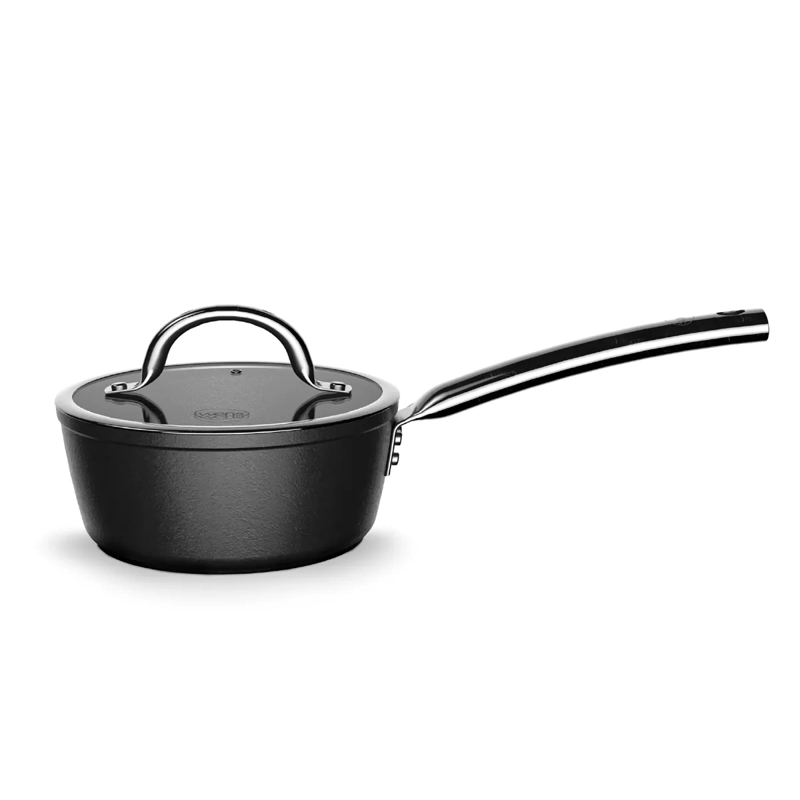 BATERÍA COCINA WENS BLACK 1,3 + 2,2 + 4 6 PIEZAS - 4