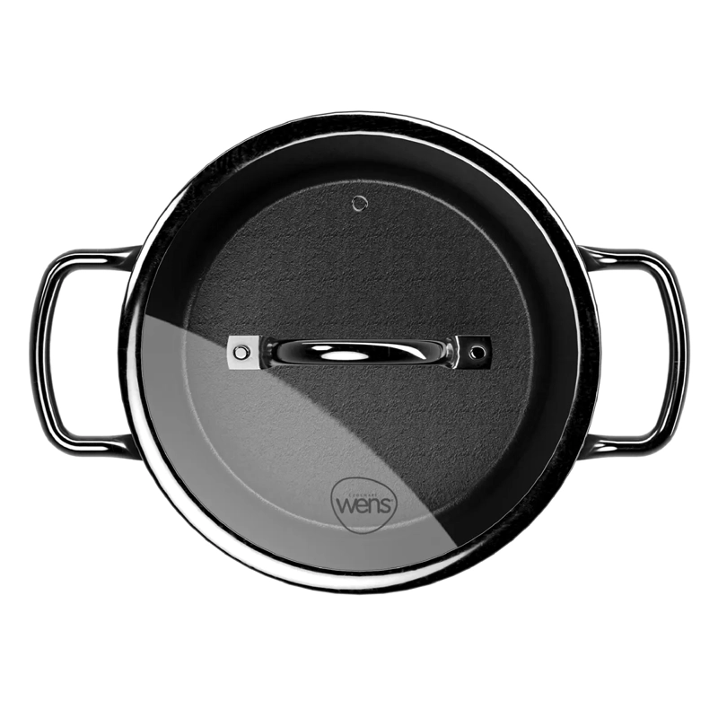 BATERÍA COCINA WENS BLACK 1,3 + 2,2 + 4 6 PIEZAS - 5