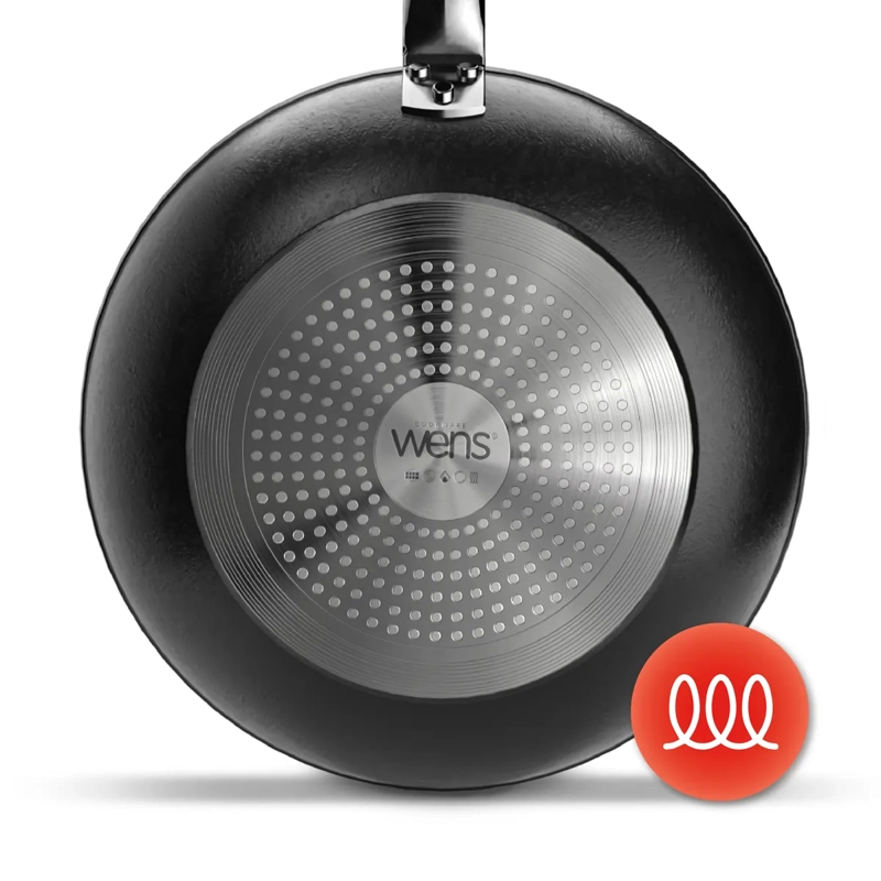 BATERÍA COCINA WENS BLACK 1,3 + 2,2 + 4 6 PIEZAS - 6