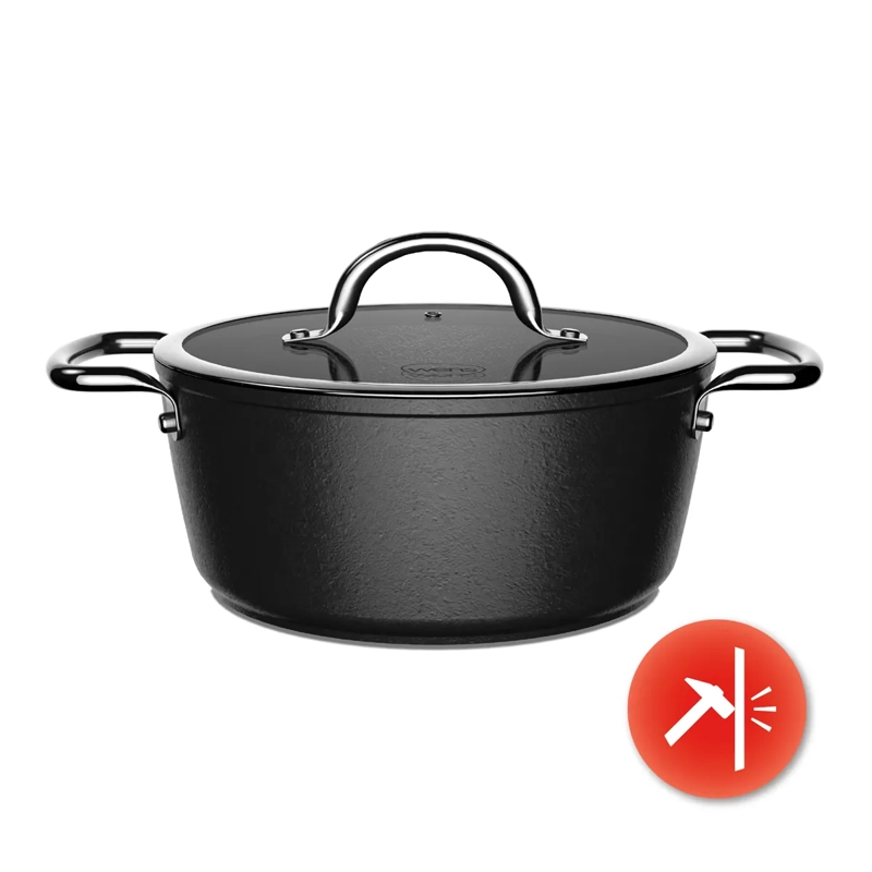 BATERÍA COCINA WENS BLACK 1,3 + 2,2 + 4 6 PIEZAS - 7