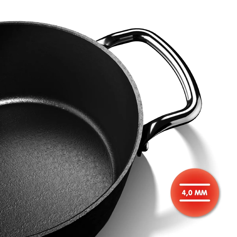 BATERÍA COCINA WENS BLACK 1,3 + 2,2 + 4 6 PIEZAS - 9