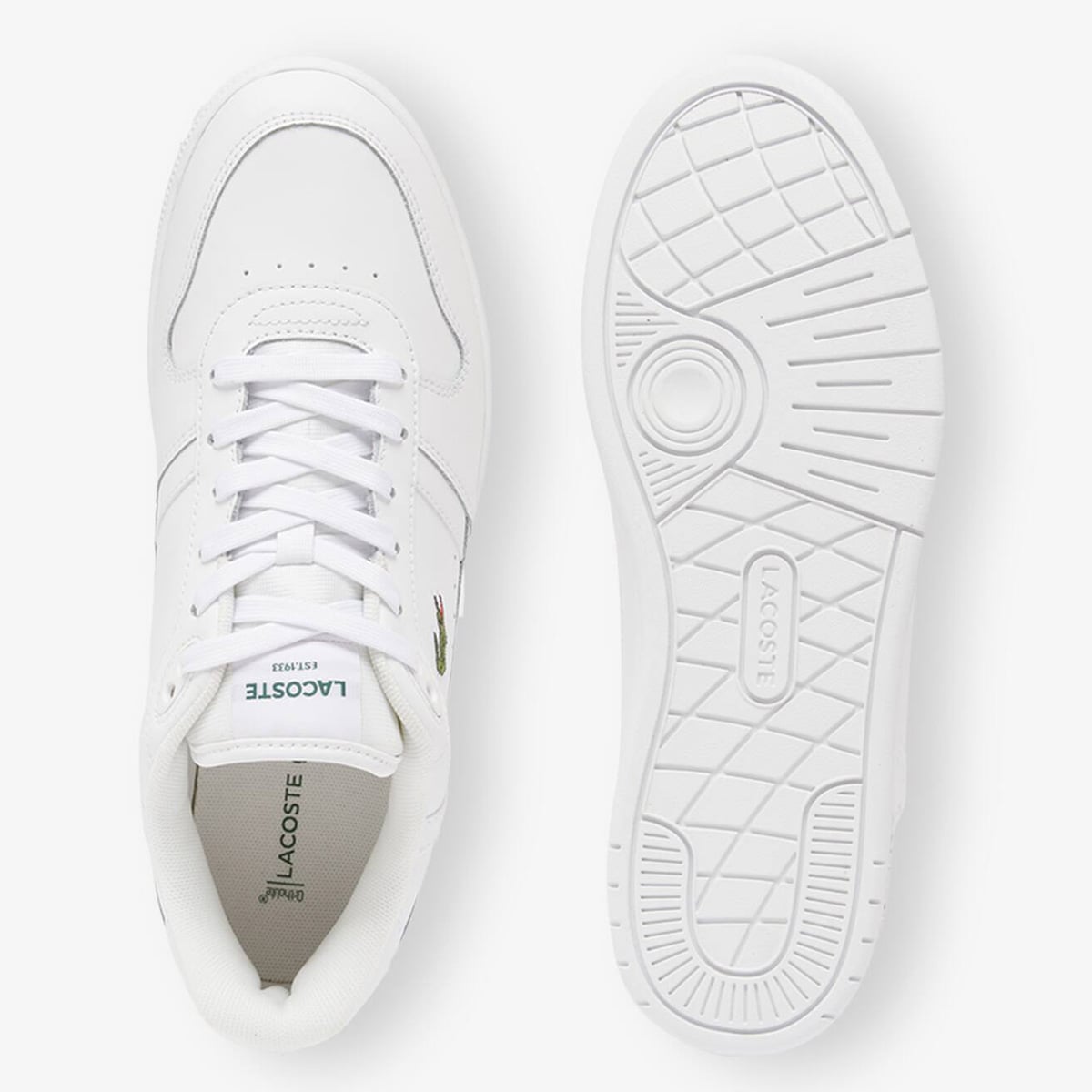ZAPATILLAS HOMBRE LACOSTE URBANAS BLANCO T-CLIP CUERO - 4