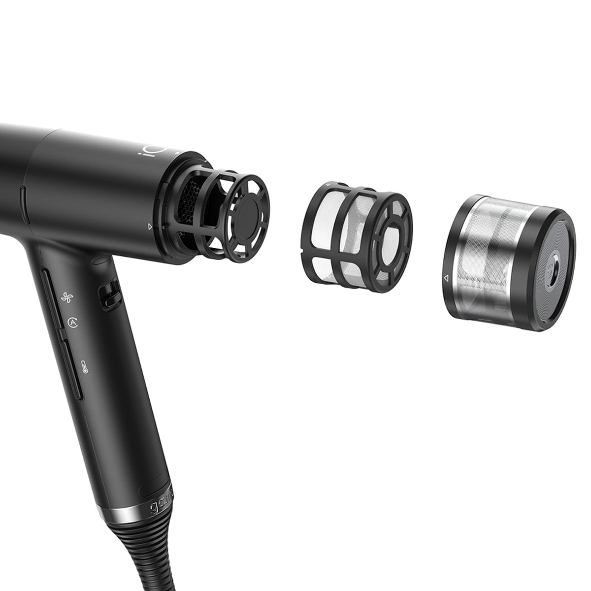 SECADOR DE PELO GAMA IQ1 PERFETTO BLACK 1600W - 4