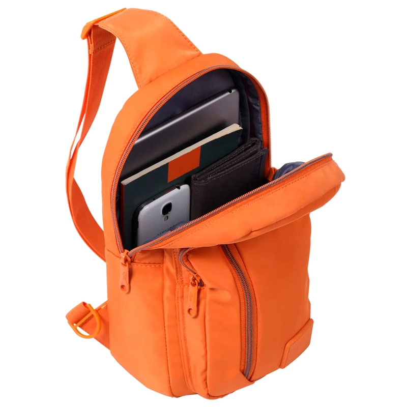 BOLSO TOTTO CROSSOVER TRACER NARANJO - 4