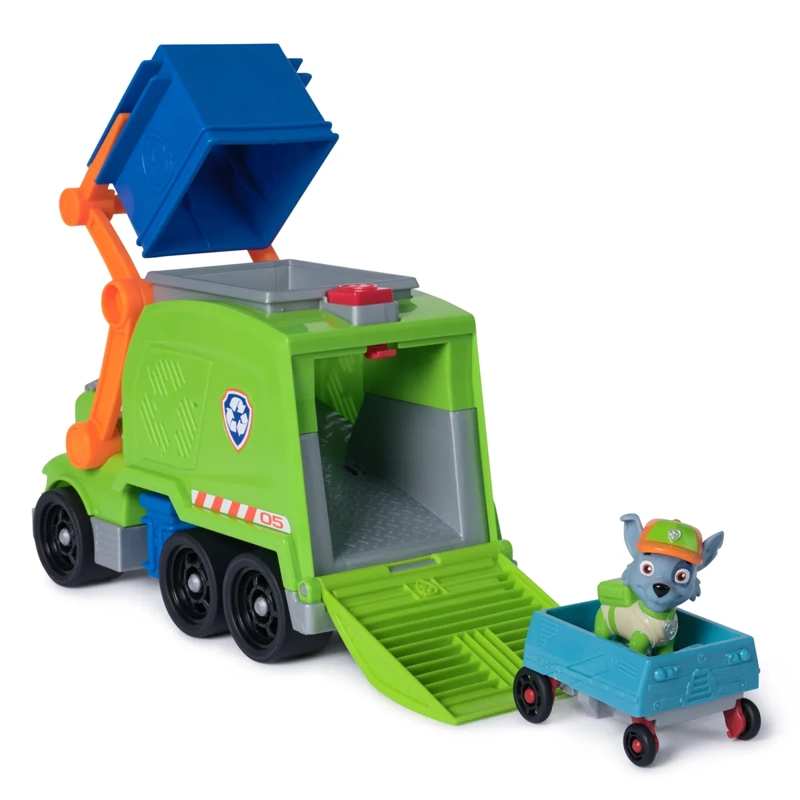 PAW PATROL CAMION DE RECICLAJE ROCKY - 1