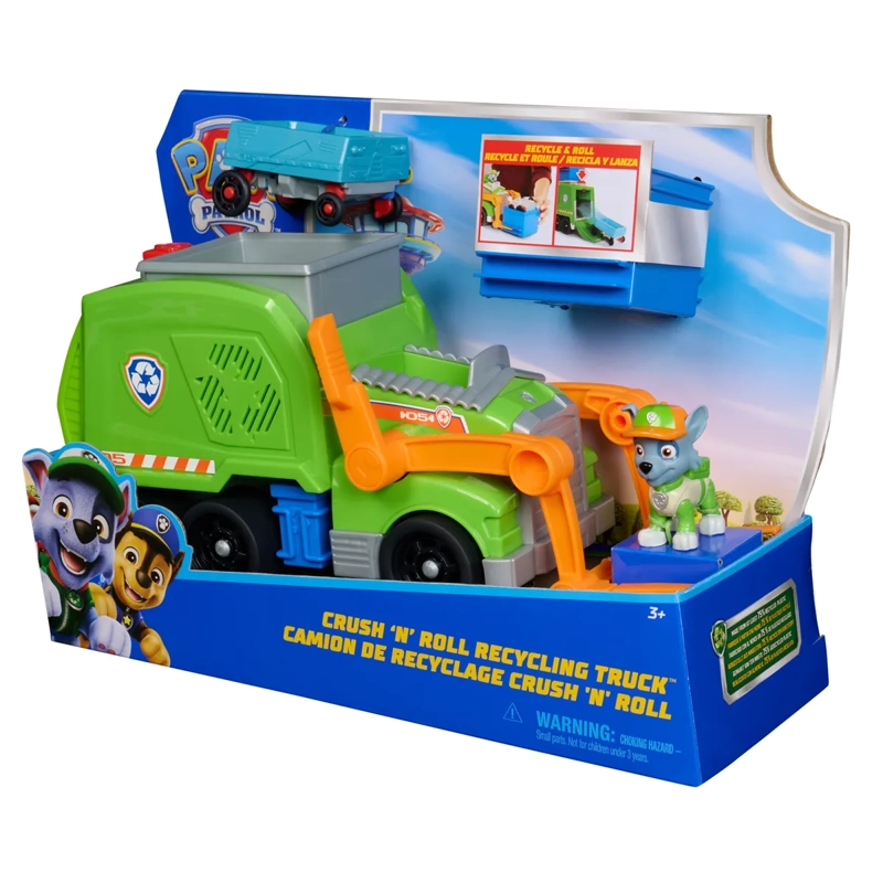 PAW PATROL CAMION DE RECICLAJE ROCKY - 5