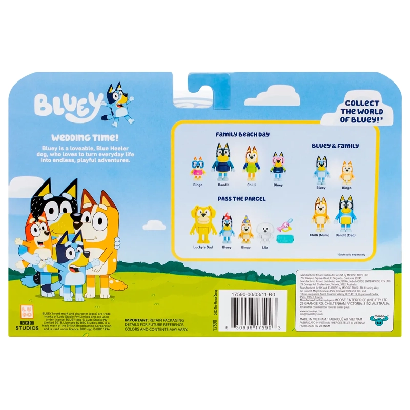 PACK BLUEY 4 FIGURAS S10 - 4