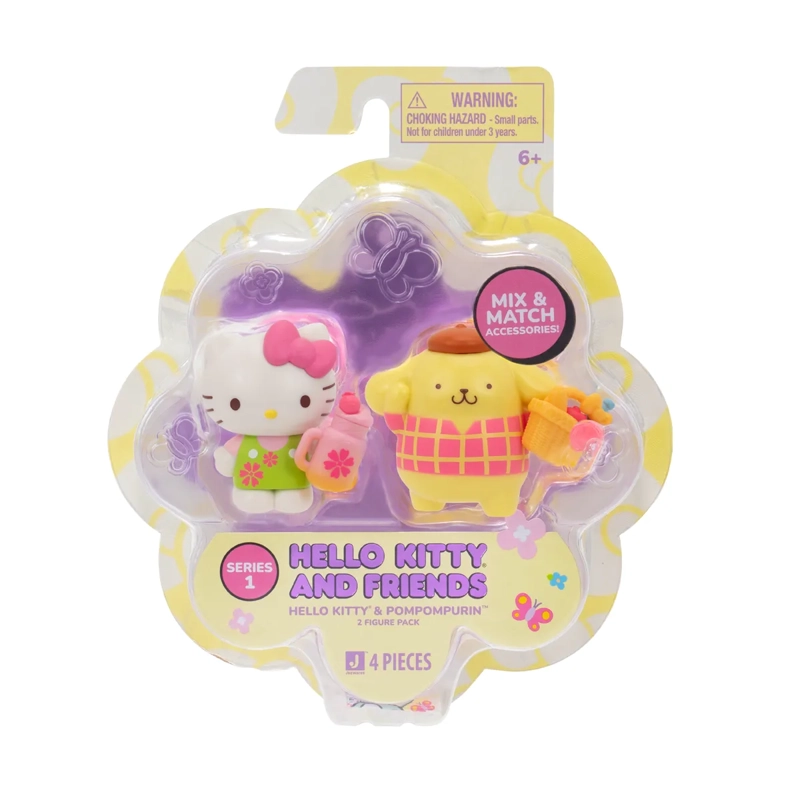 HELLO KITTY PACK DE 2 FIGURAS EN FLOR - 5