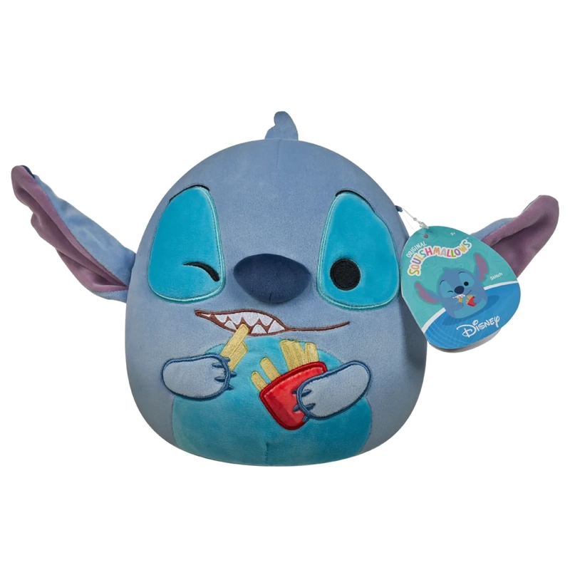 PELUCHE LILO & STITCH SQMALLOWS STITCH 16CM PAPAS - 1