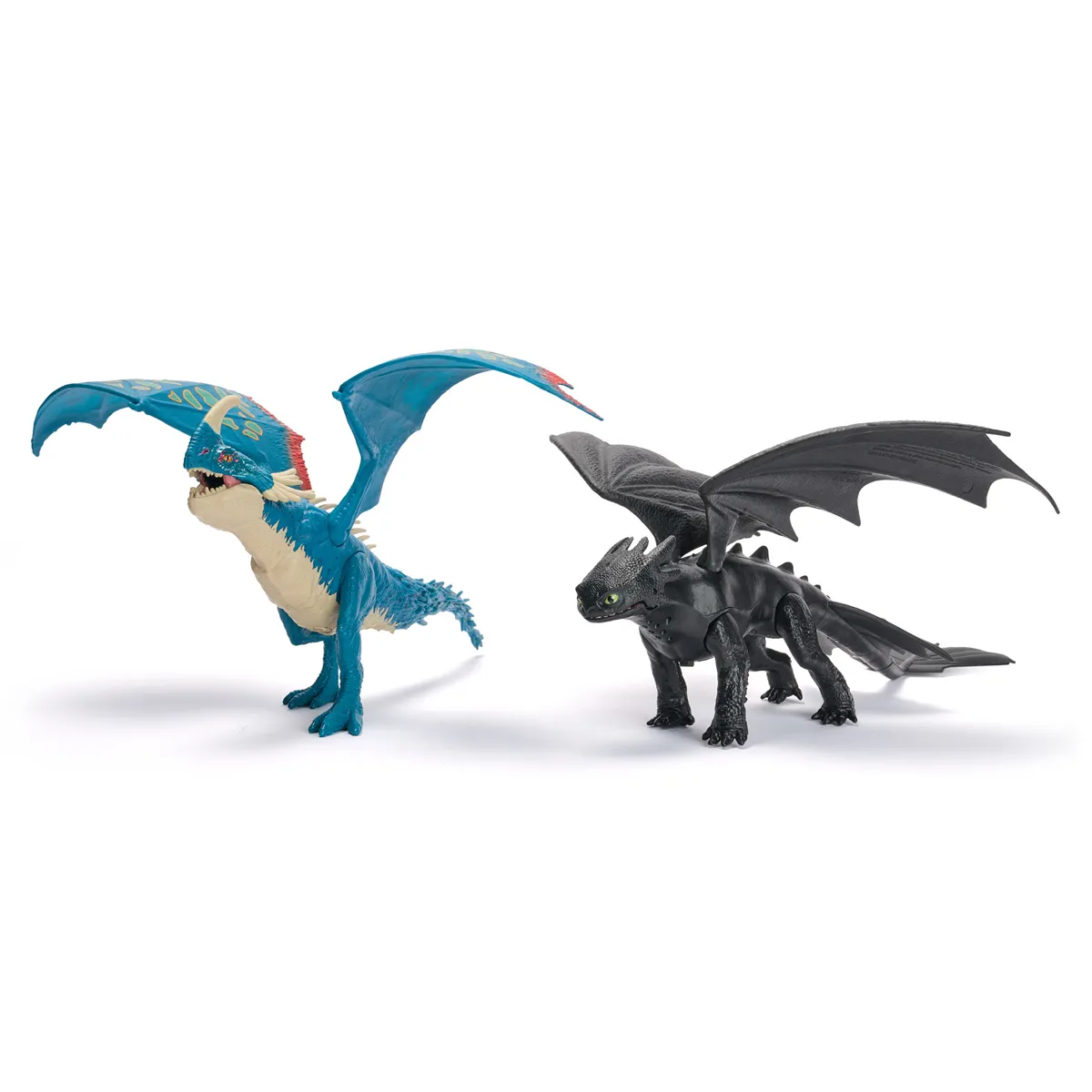 PlayByPlay Plüschtier Set – Drachenzähmen 3, 2 Figuren (Dunkler & Heller Zorn)