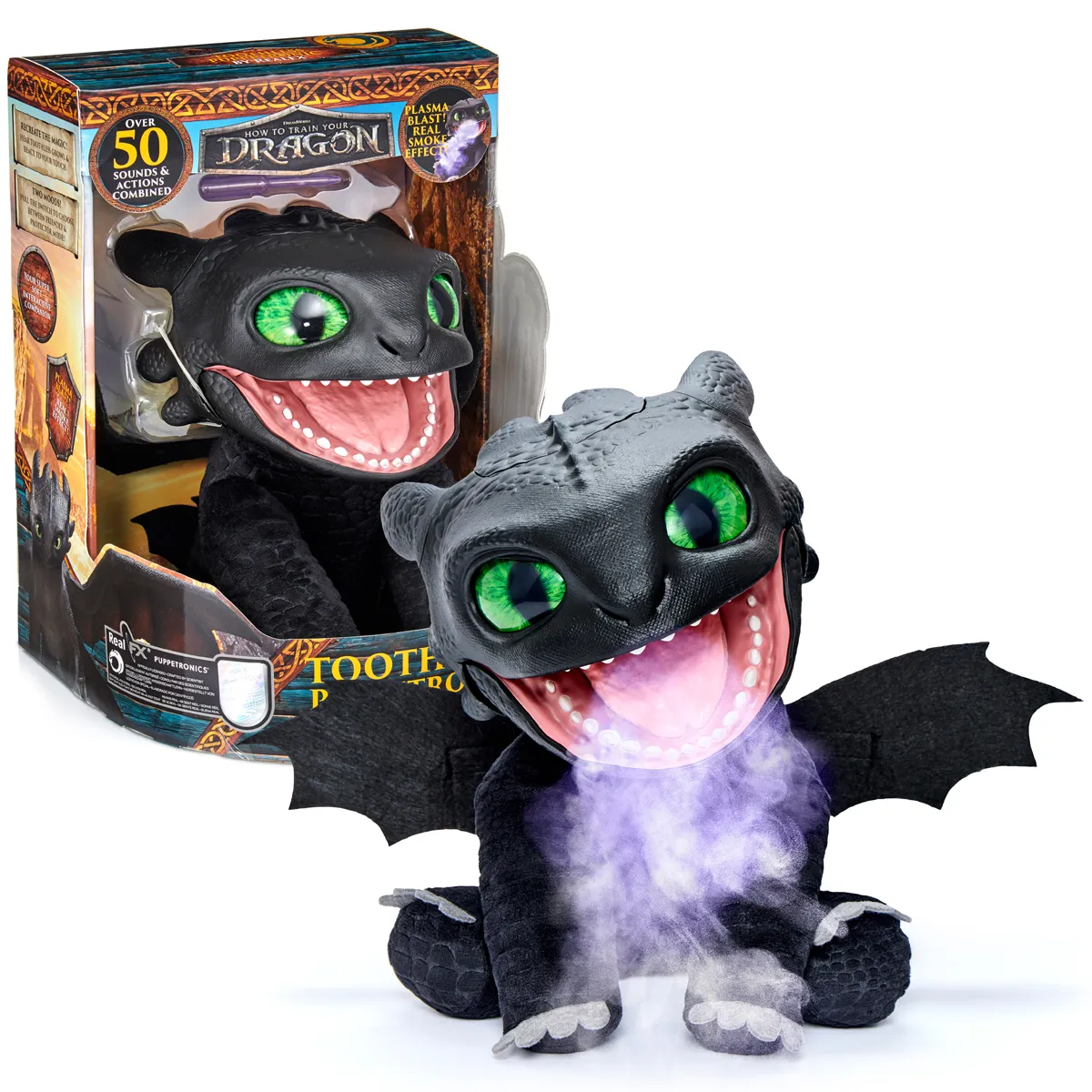 DRAGON CHIMUELO CON EFECTOS REALES / HUMO - 8