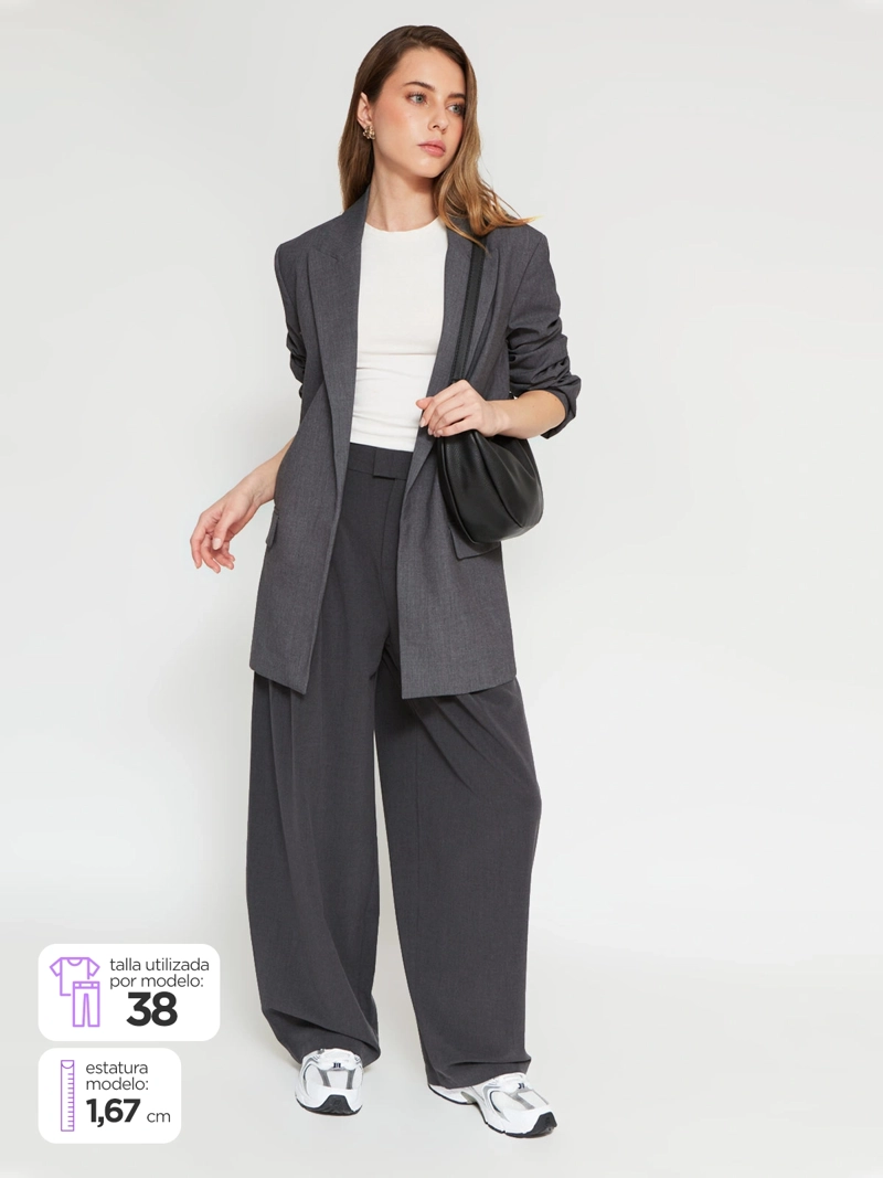 PANTALÓN MUJER INDEX BARREL SASTRERO - 1