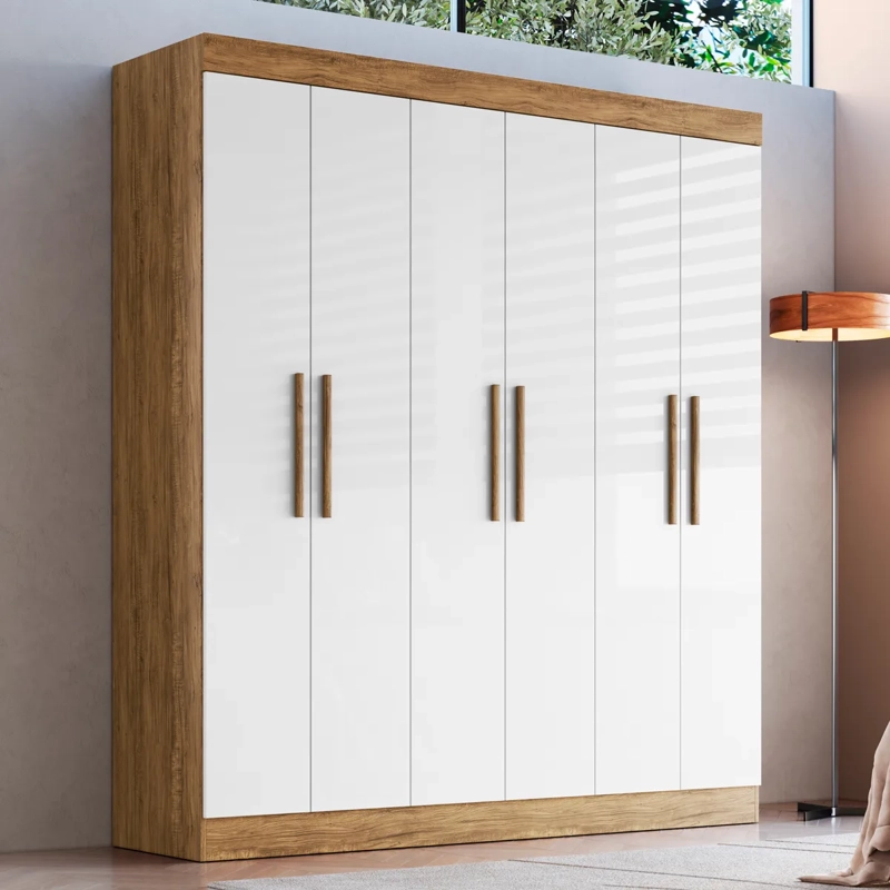 CLÓSET EXIT NUEZ NEW XANGAI 6 PUERTAS 2 CAJONES BEIGE - 7