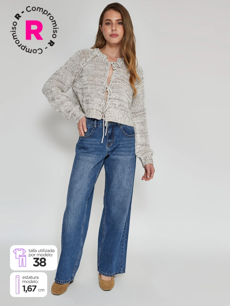JEANS MUJER INDEX WIDELEG ALGODÓN  - 1