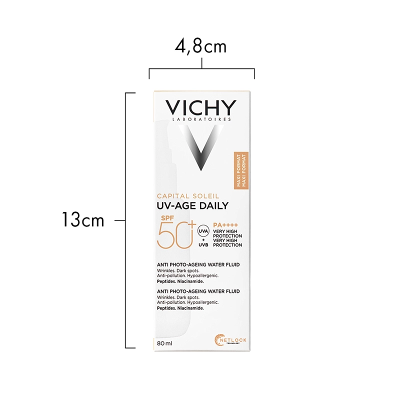 PROTECTOR SOLAR VICHY SPF 50+ CAPITAL SOLEIL UV AGE JUMBO FPS 50+ 80 ML - 2