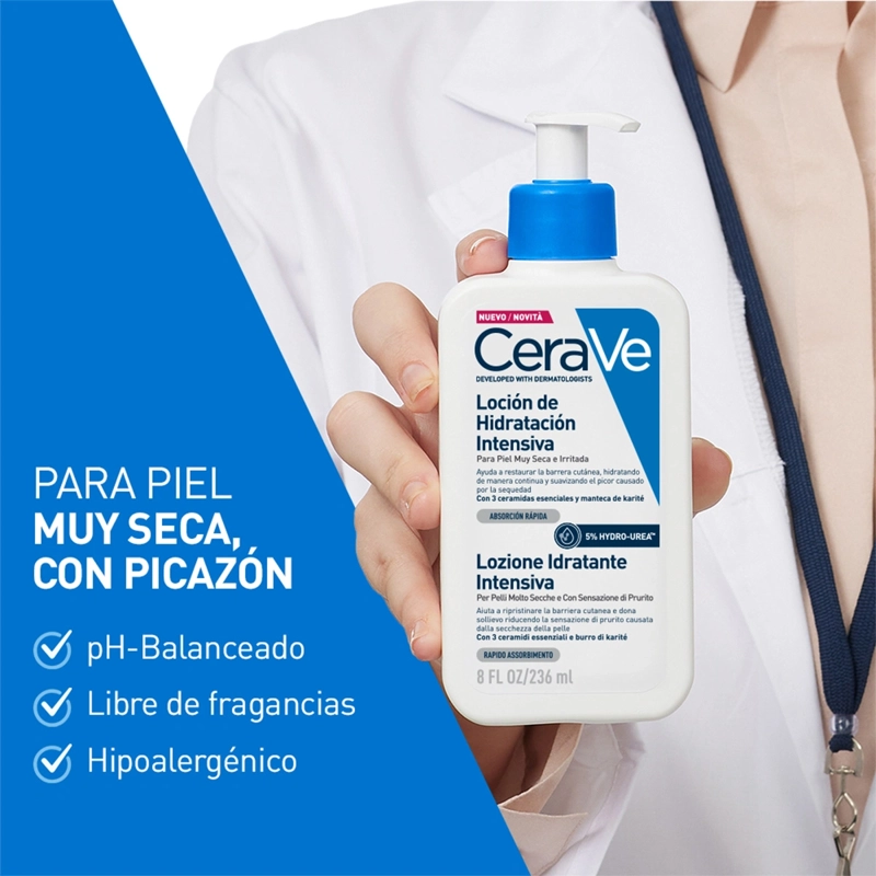 LOCIÓN CUERPO CERAVE 236 ML HIDRATACIÓN INTENSIVA - 2