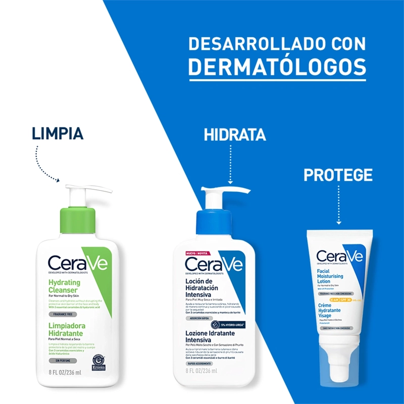 LOCIÓN CUERPO CERAVE 236 ML HIDRATACIÓN INTENSIVA - 6