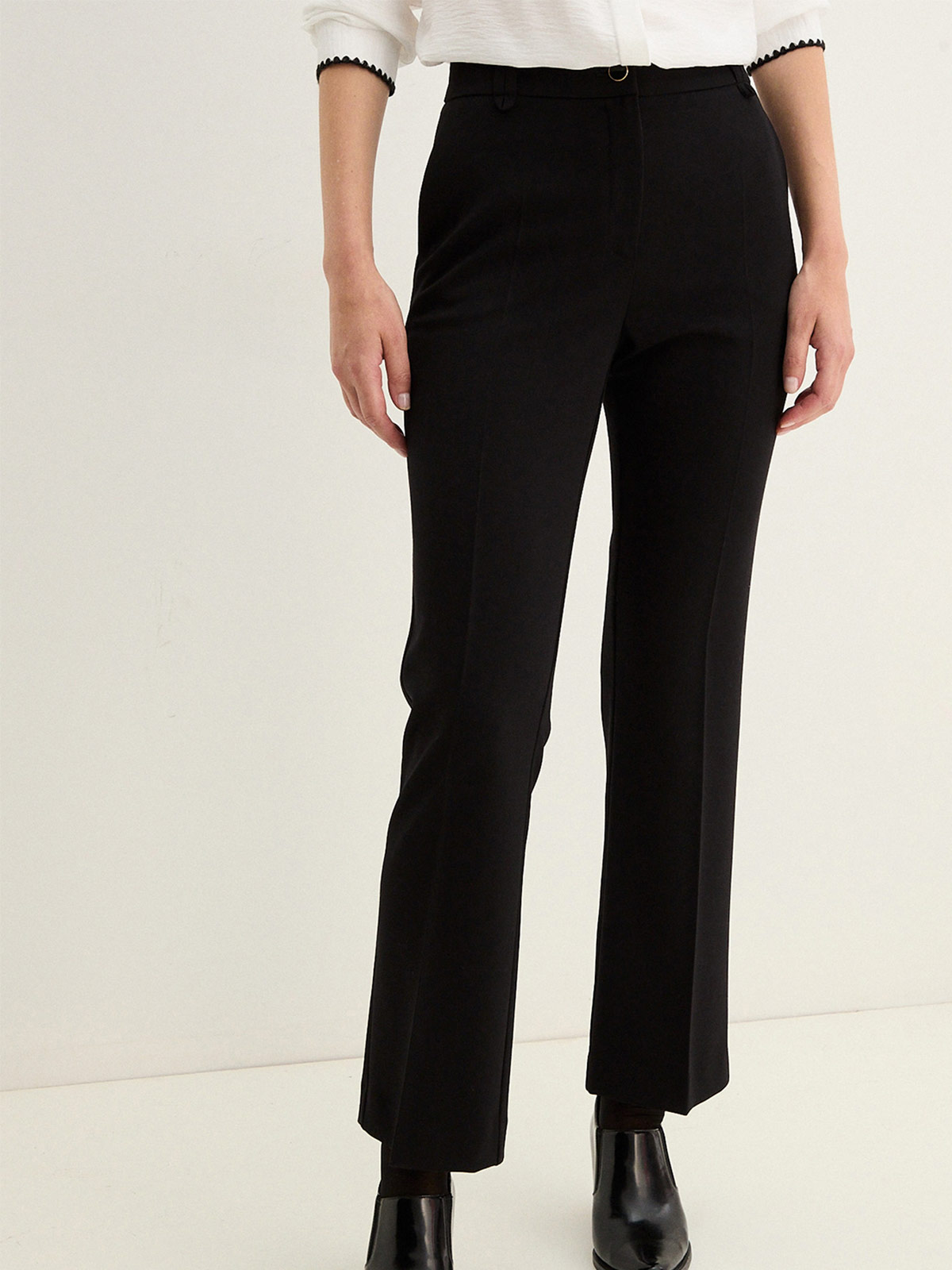 PANTALÓN RECTO MUJER MA GRIFFE BOLSILLOS PASADORES - 2
