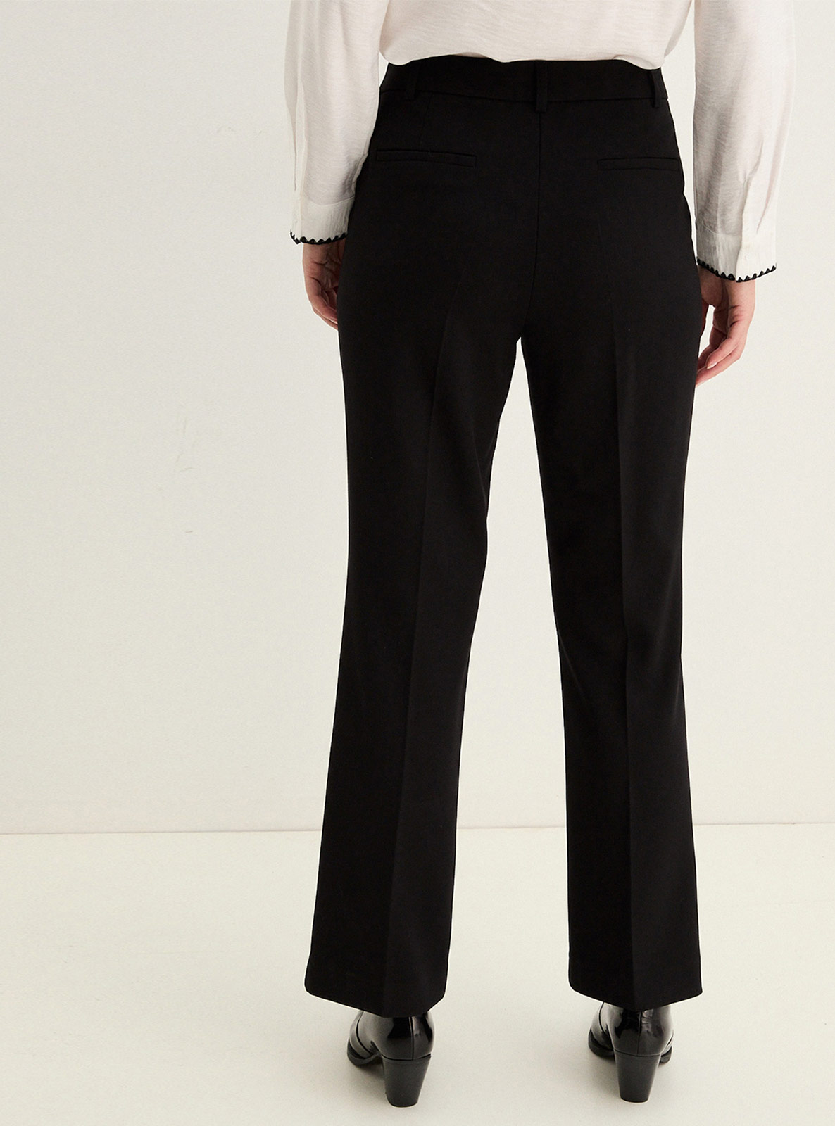 PANTALÓN RECTO MUJER MA GRIFFE BOLSILLOS PASADORES - 3