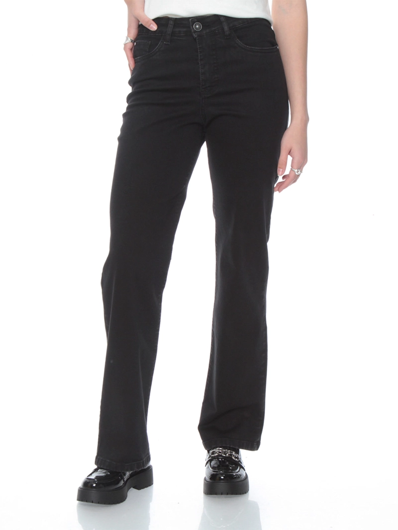 JEANS ALGODÓN RECTO MUJER WADOS TIRO ALTO - 4