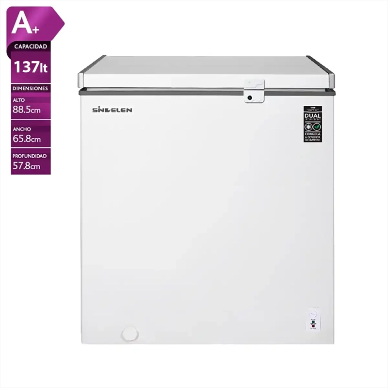 FREEZER SINDELEN 137 L DUAL TECNOLOGY SFH-152BL