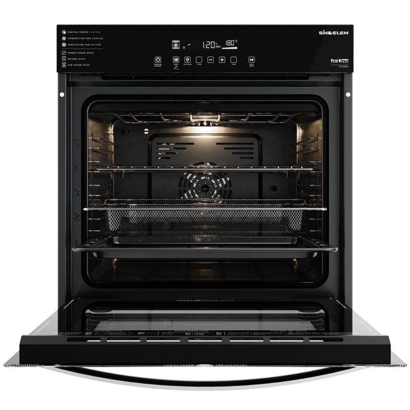 HORNO ELÉCTRICO SINDELEN EMPOTRABLE 73 LT AIR FRYER HE-7600NG  - 2