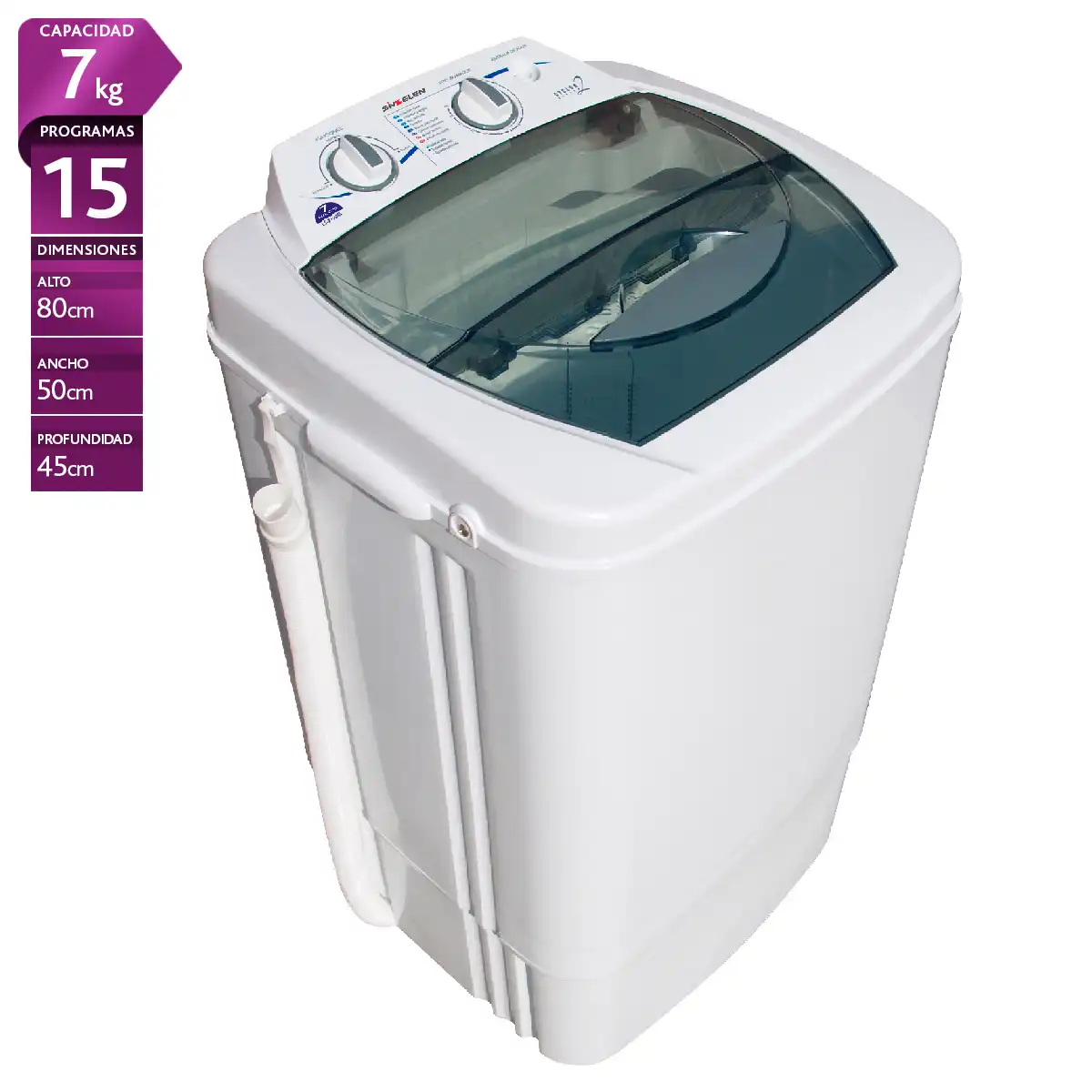 LAVADORA CARGA SUPERIOR SINDELEN LS-7100 7KG BLANCO
