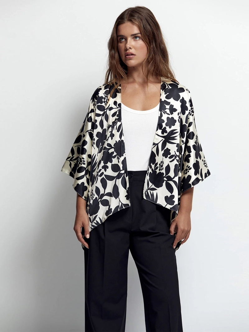 KIMONO MUJER SFERA BICOLOR - 1