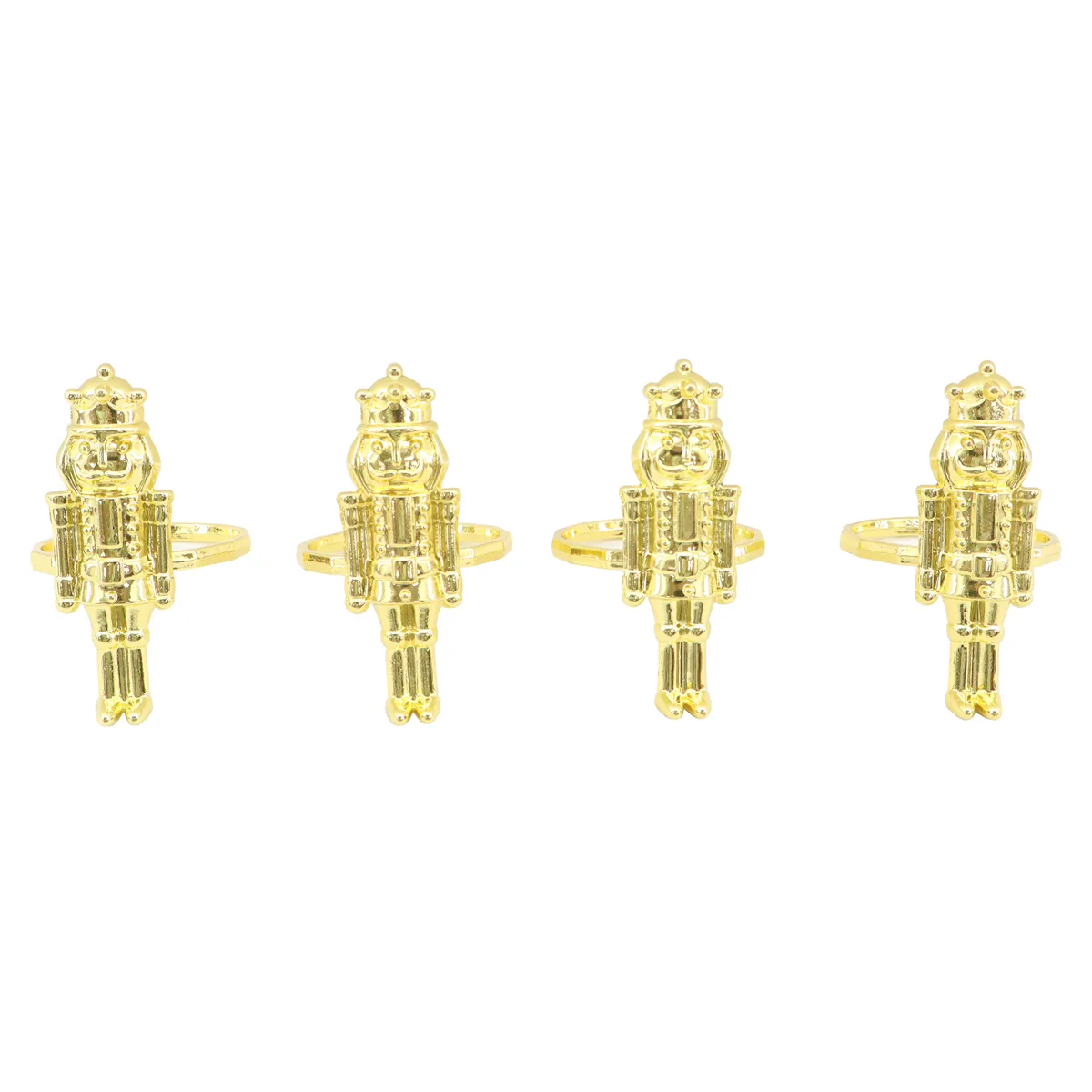 SET X4 INDIVIDUALES RIPLEY HOME SOLDADO DORADO - 1