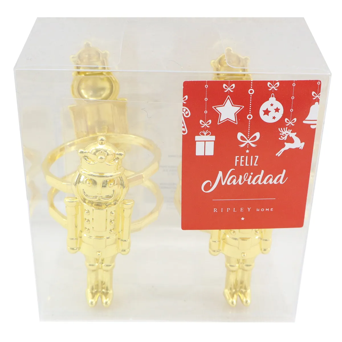 SET X4 INDIVIDUALES RIPLEY HOME SOLDADO DORADO - 3