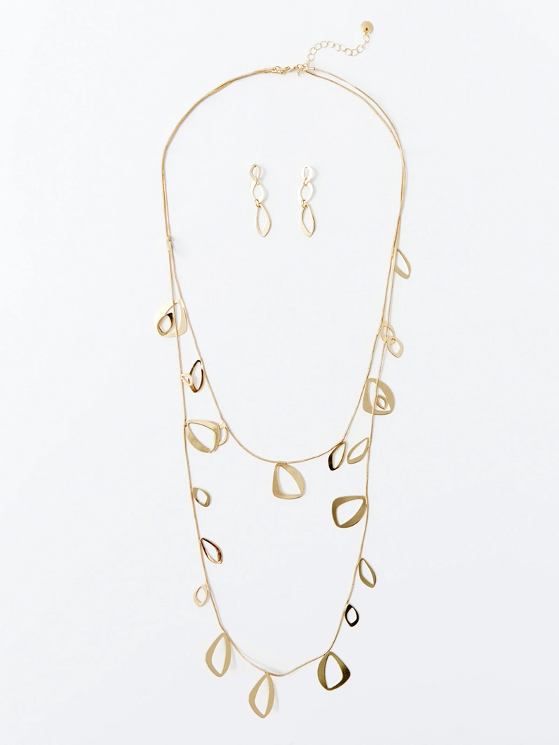 CONJUNTO COLLAR + AROS MUJER SFERA