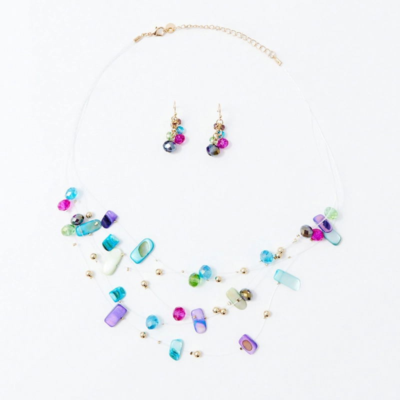 COLLAR MUJER SFERA HILOS - 1