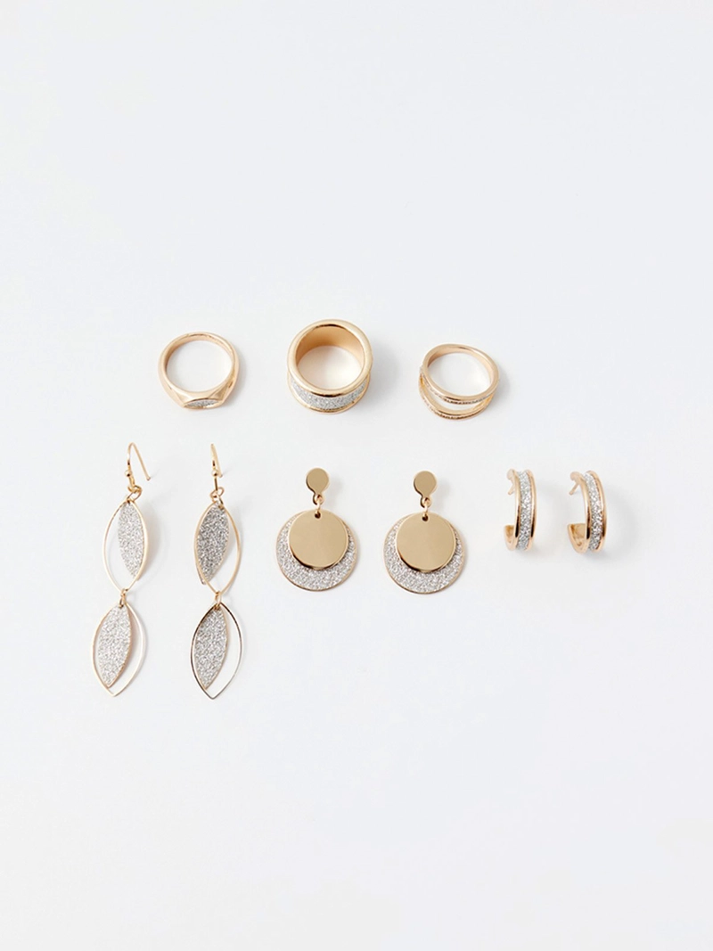 CONJUNTO AROS + COLLAR MUJER SFERA  - 1