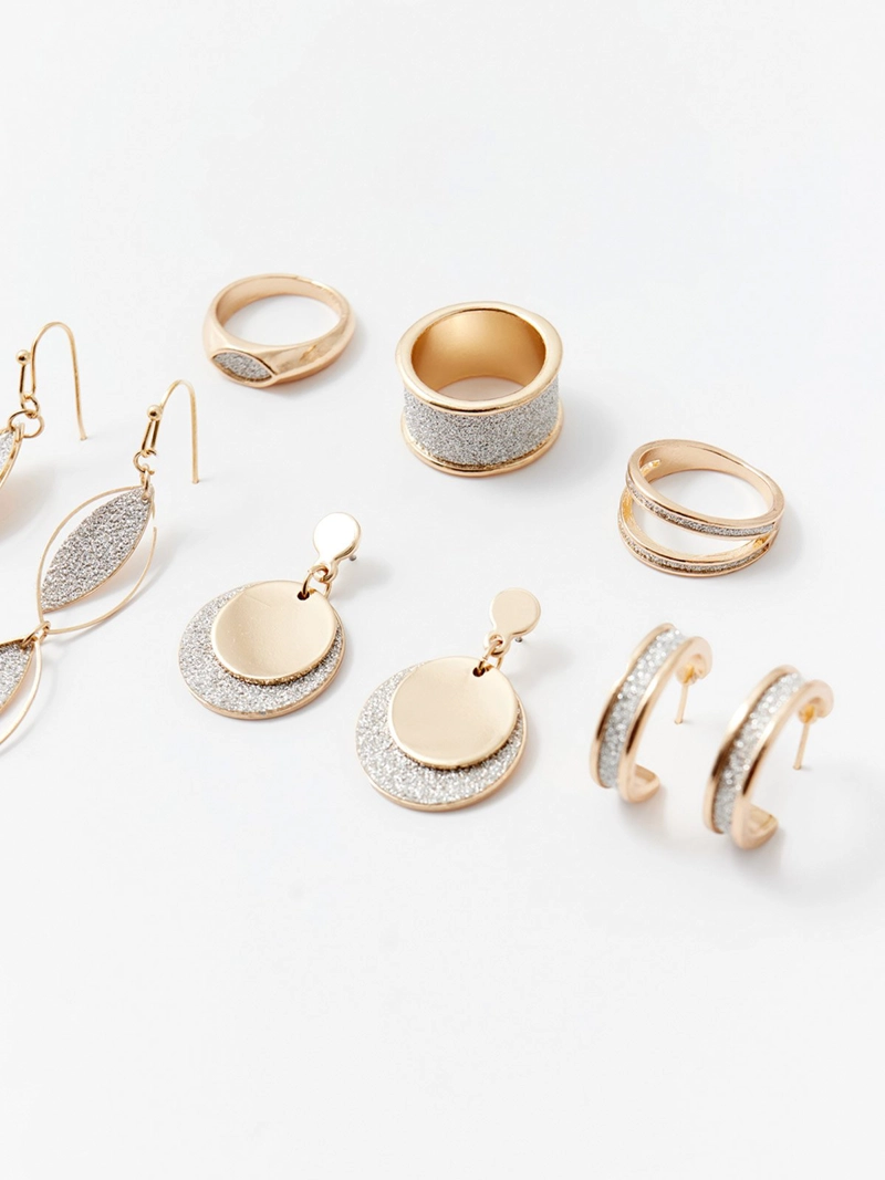 CONJUNTO AROS + COLLAR MUJER SFERA  - 2