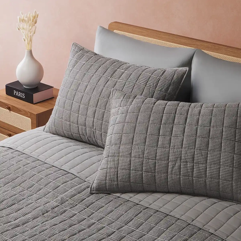CUBRECAMA MAISON LINETT MINI WAFFLE KING - 2