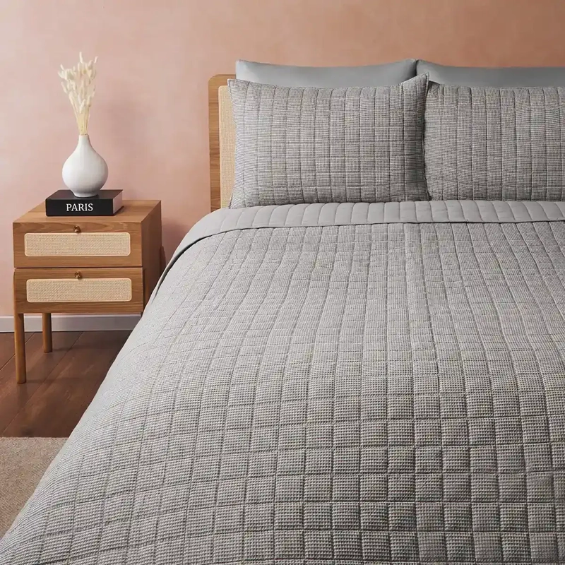 CUBRECAMA MAISON LINETT MINI KING WAFFLE - 1