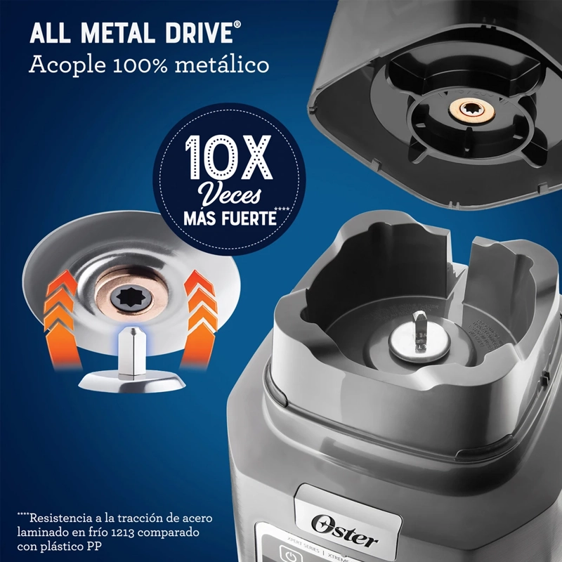 LICUADORA OSTER PROFESIONAL XTREME MIX BLSTXPG-BGW 1500W 2 LT				 - 13