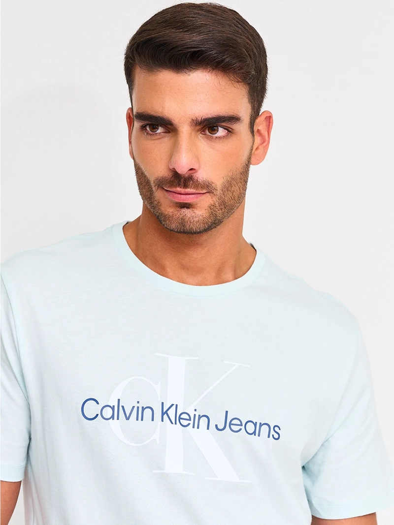 POLERA HOMBRE CALVIN KLEIN  MANGA CORTA ALGODÓN - 3